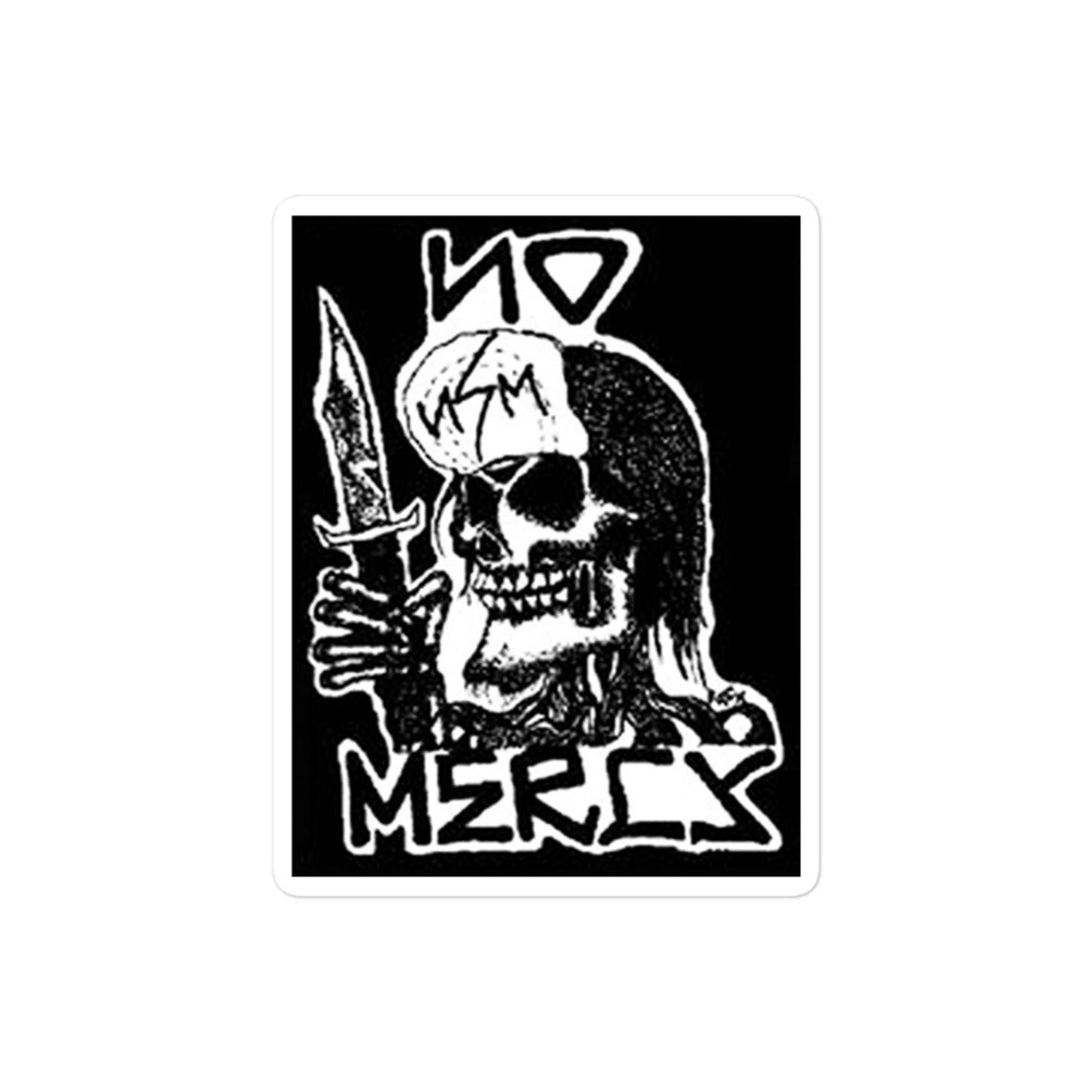 No Mercy Thrash Crossover Sticker