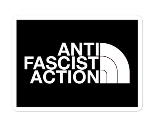 AFA Antifa North Face Sticker